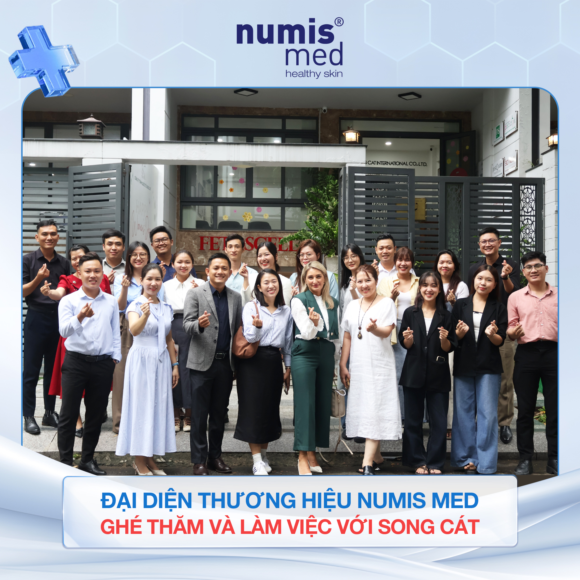 Chào đón đại diện Numis Med Global ghé thăm Văn phòng Công ty Song Cát